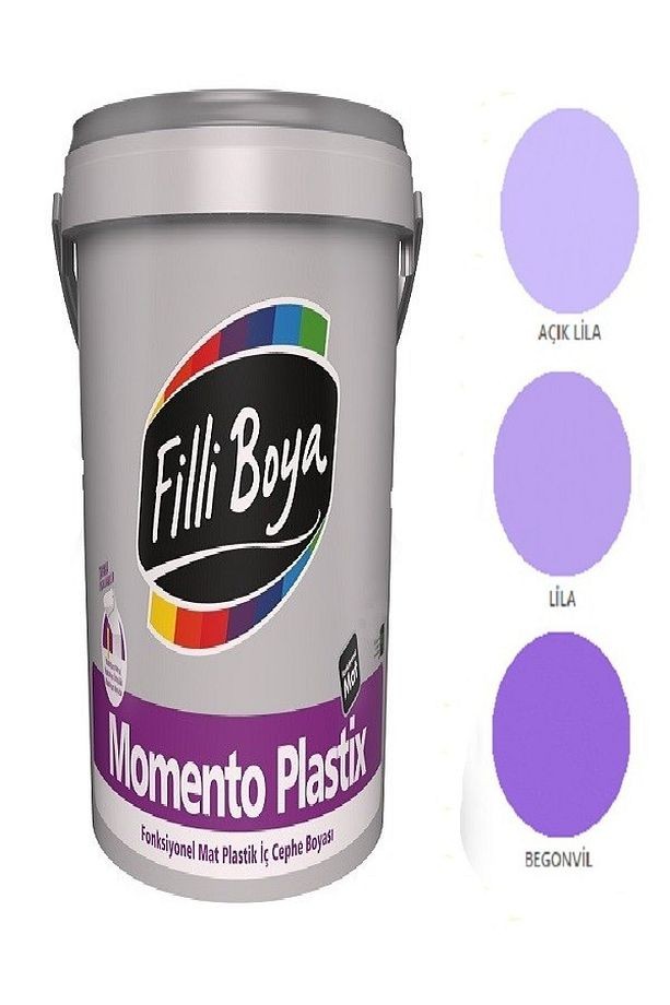 Momento Plastix Fonksiyonel Mat Plastik Iç Cephe Boyası 2.5lt (açık Lila)