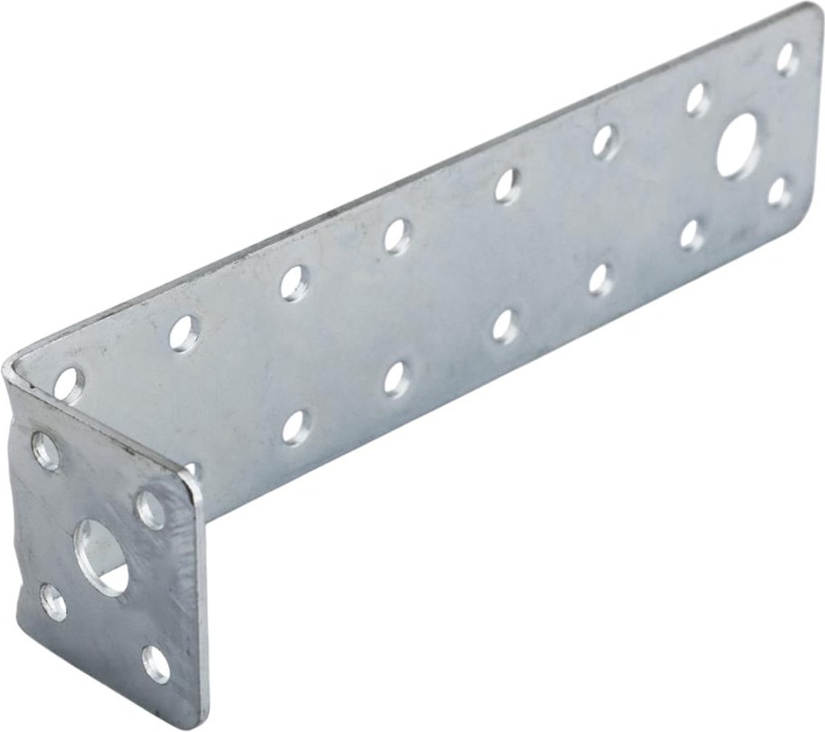 10 Adet Mobilya Dolap Duvar Sabitleme Metal Köşebent 40X40X160 mm Bağlantı Aparatı L Demiri Gönye
