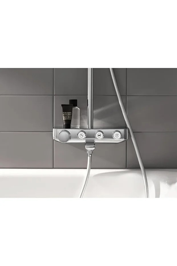 Euphoria SmartControl 260 Mono Duvara Monte Termostatik Banyo Bataryalı Duş Sistemi-26510000