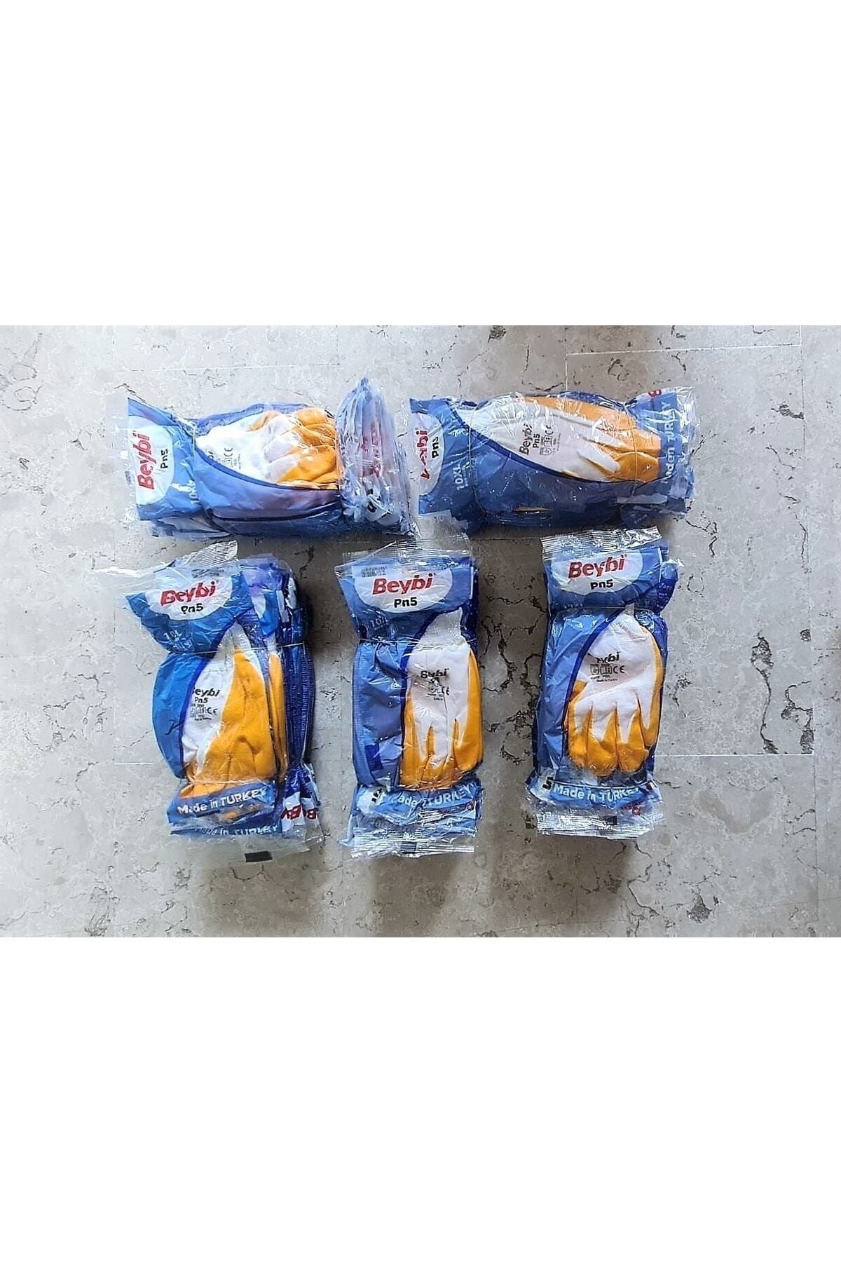 Pn5 Inşaat Eldiveni 60 Çift 10 Beden