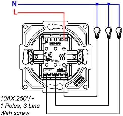 Quantum Siyah Anahtar+3'Lü Anahtar 2'li Set (ovivo)