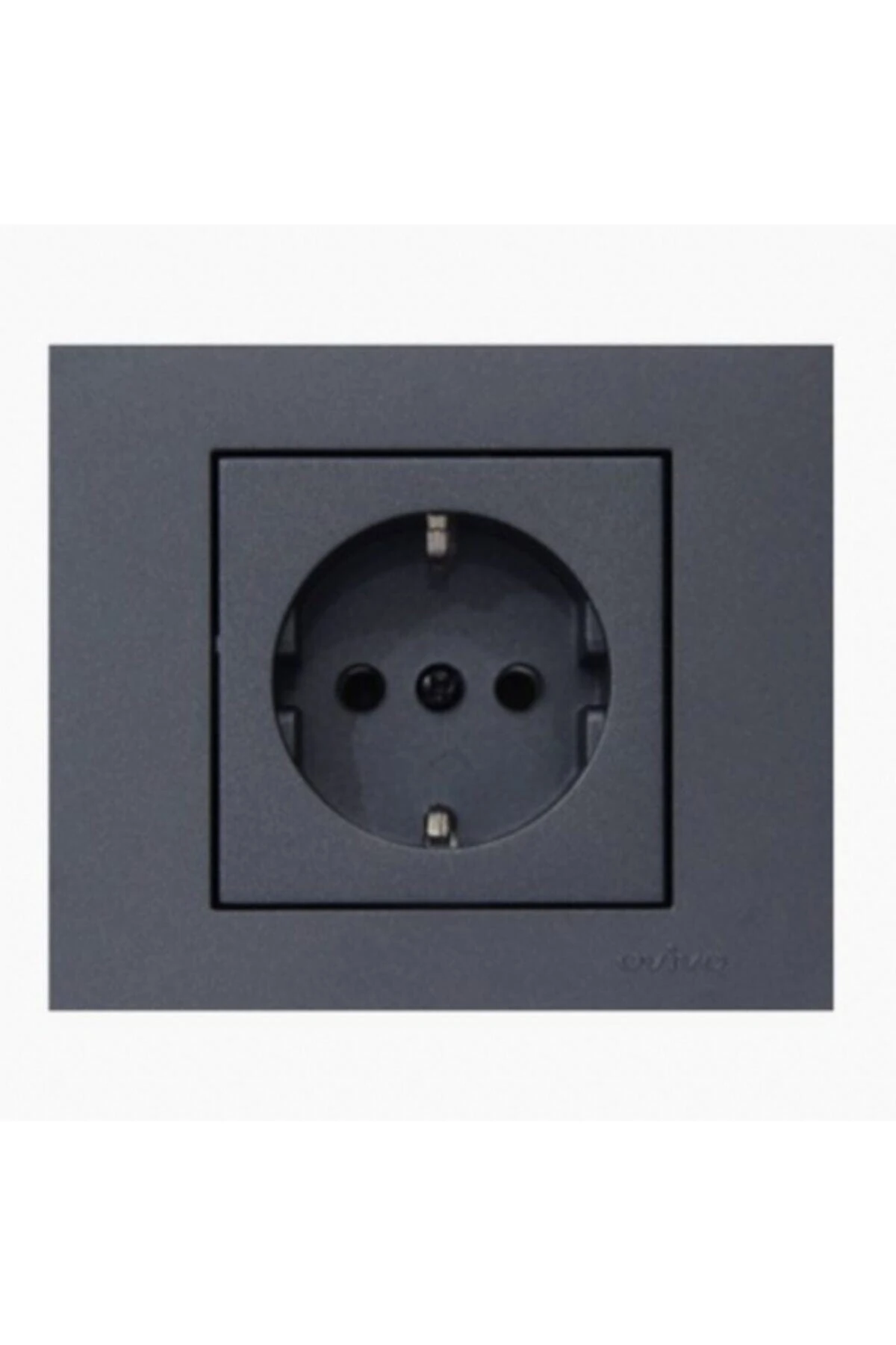 Grano Füme Topraklı Priz - Set