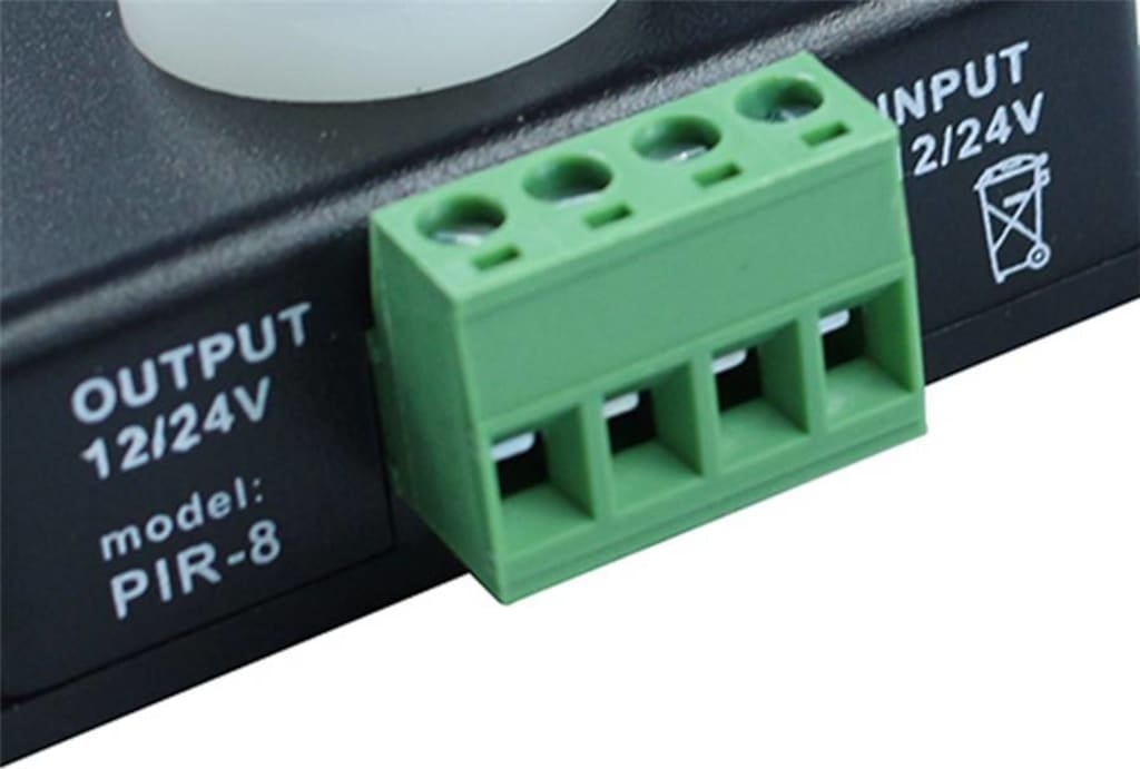 Hareket Sensörü Dc 12V 24V Pır Dedektör Hareket Sensörlü