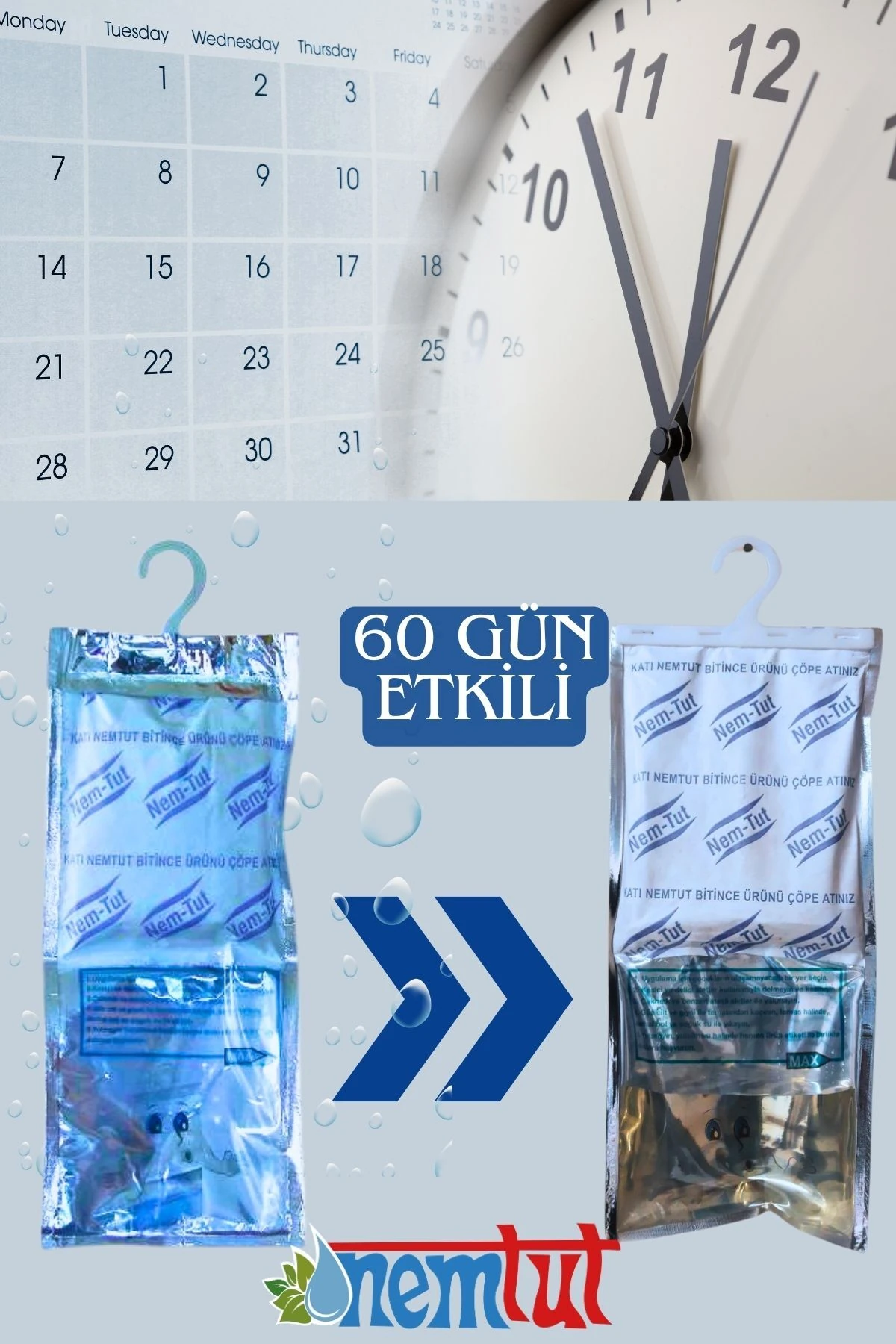 Nem Alıcı Rutubet Emici Koku Giderici Korozyon Önleyici  1 paket 500 gr