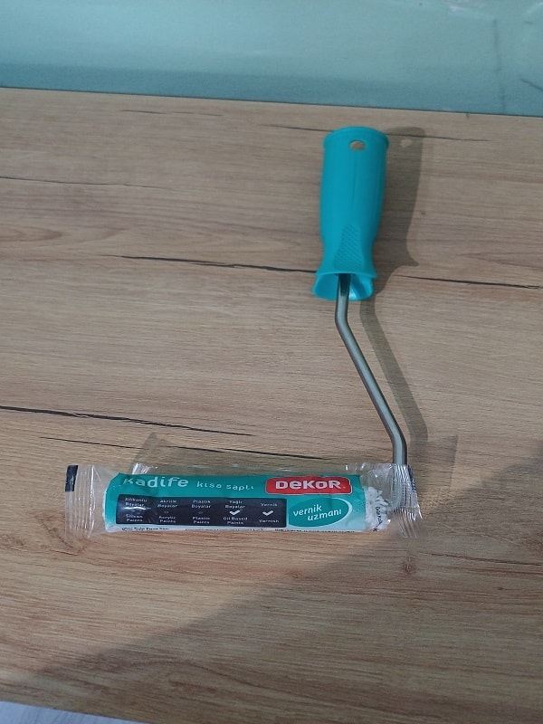 DEKOR Hobi Boyacı Kabı+Kadife Rulo 10 Cm+5 cm