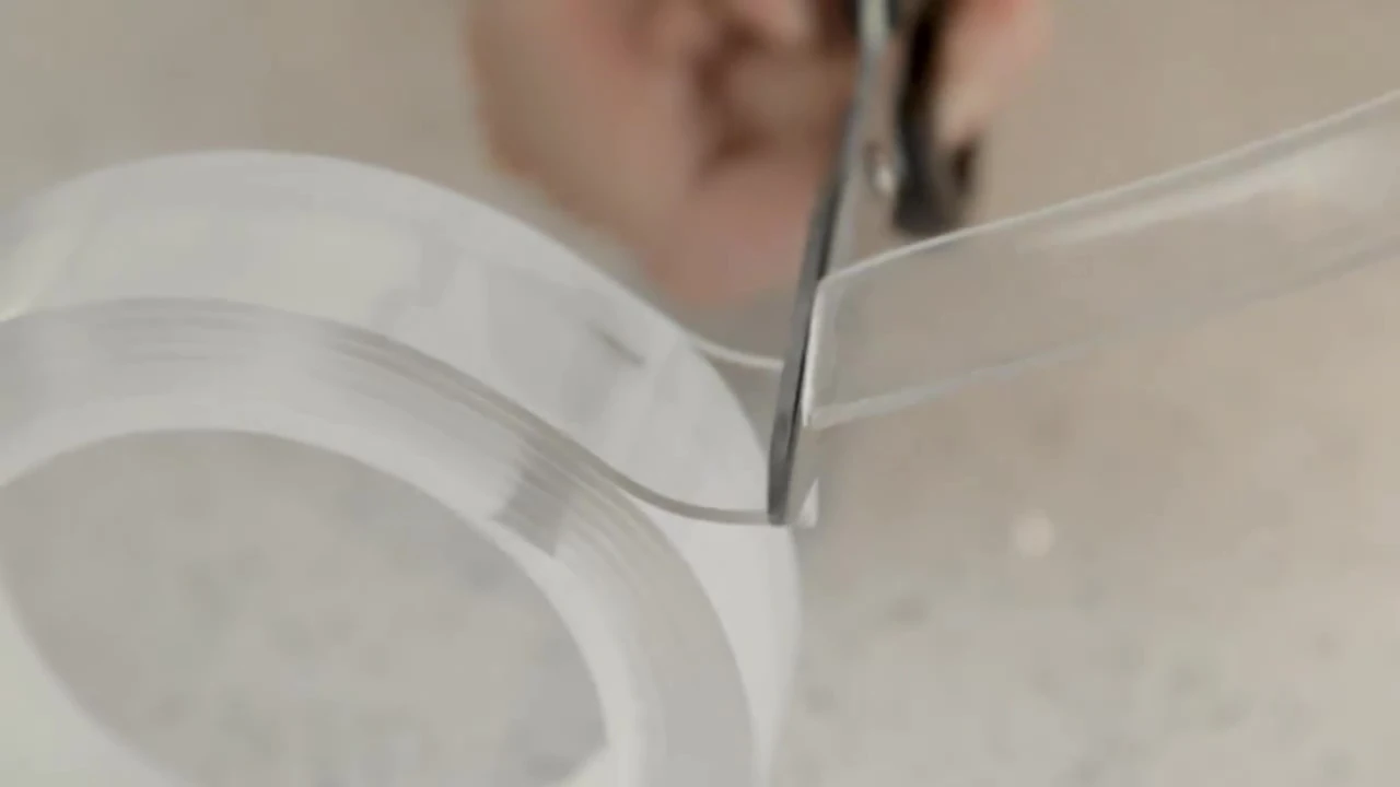 Çift Taraflı Nano Bant 2 Metre 30 MM Güçlü Bant Zemin Duvar Halı Tablo Yapıştırma Bandı