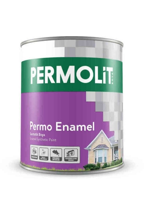 Permo Enamel Sentetik Yağlı Boya Duman 2.5 Lt