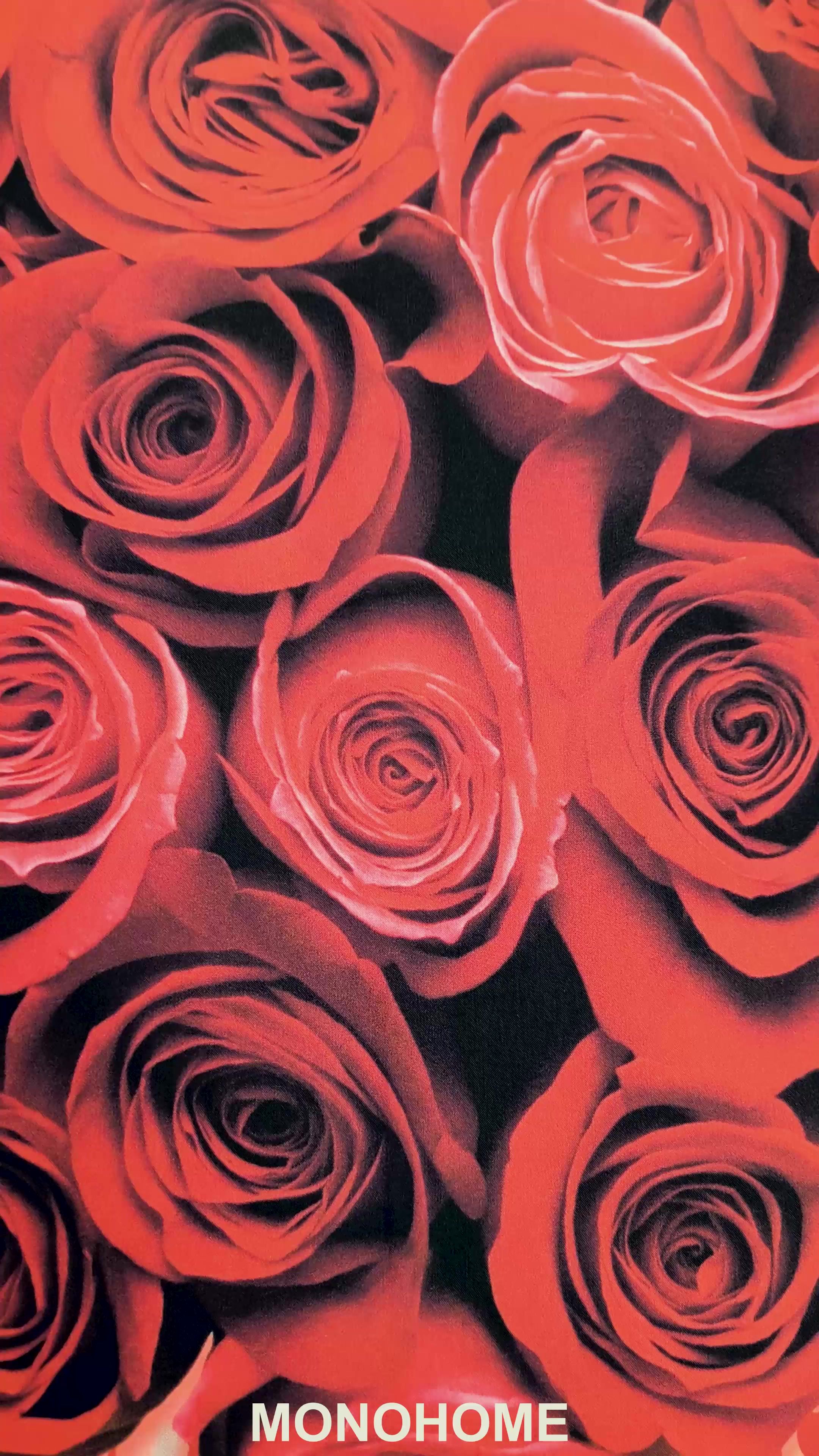 Kalpli Nevresim 3d Dijital Özel Tasarım Pamuk Saten Çift Kişilik Rose Heart