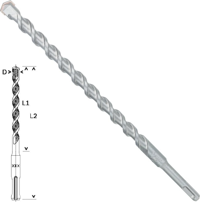 Matkap ve Kırıcı Delici Ucu , Sds – Plus – 1 06 x 110MM – 1’li Paket