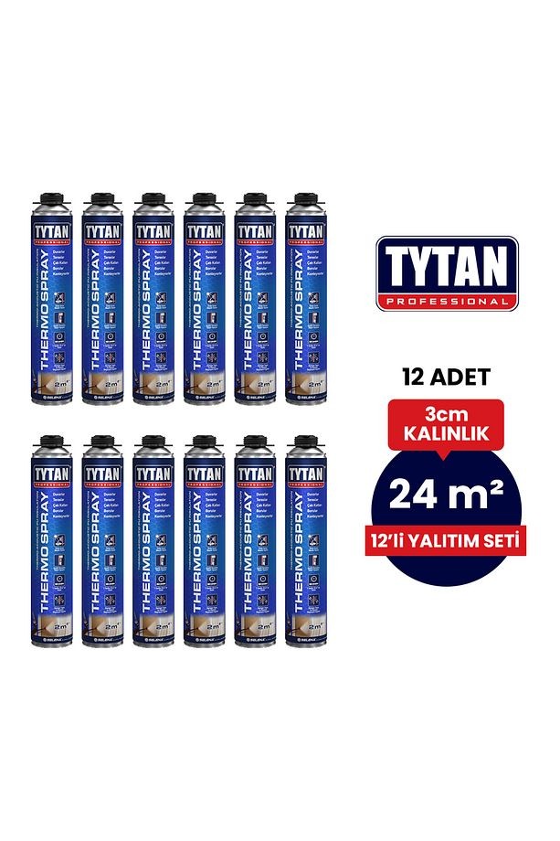 Poliüretan Köpük Seti (12 adetx870 ml- 24 m2)