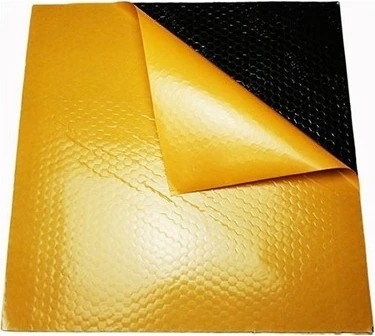 Tabaka Zift- Ziftli Yapıştırma Kağıt-Yapışkanlı Zift Levha Ses ve Isı Yalıtım Malzemesi 45X45 cm