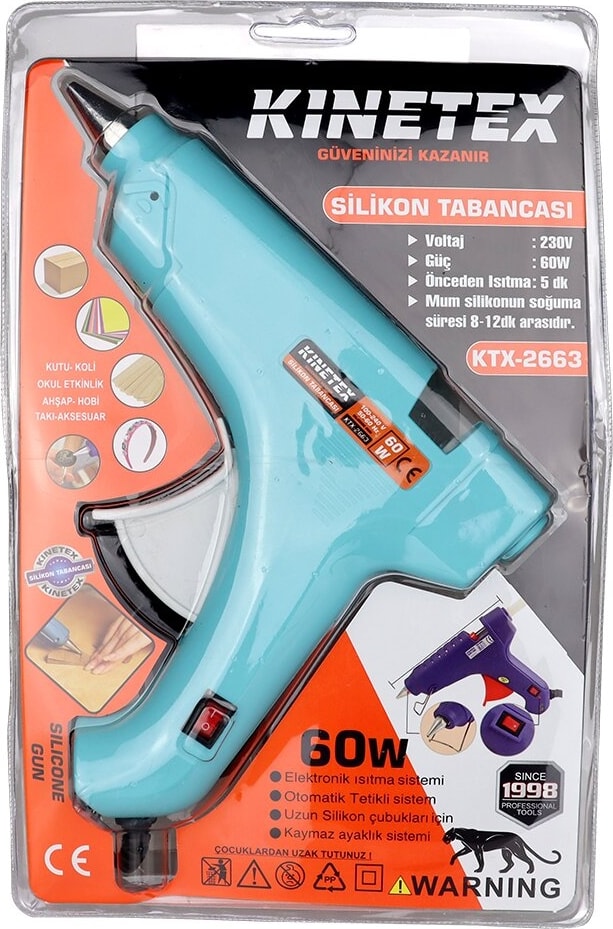 60W Anahtarlı Sıcak Mum Silikon Tabancası