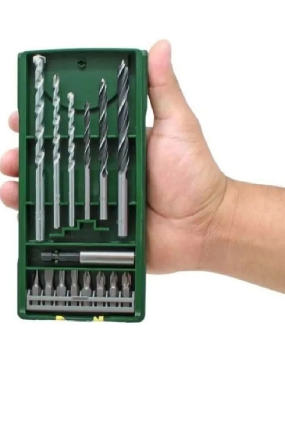 Darbeli Matkap 600 Watt 13mm + 15 Parça Matkap Ucu Vidalama Ucu + 25 Parça Vidalama Ucu Seti