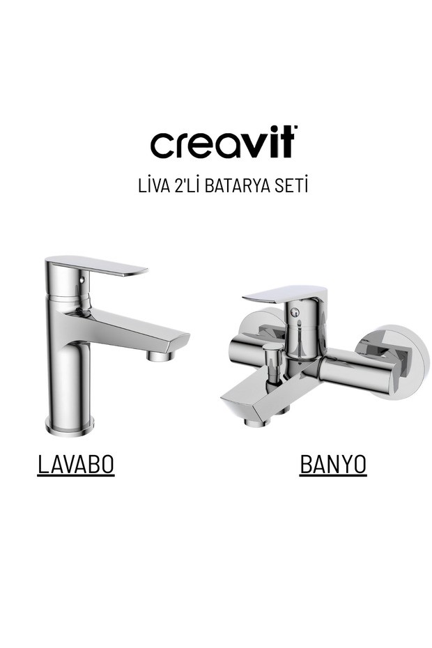 Liva Batarya Seti 2 Li Banyo-Lavabo Bataryası