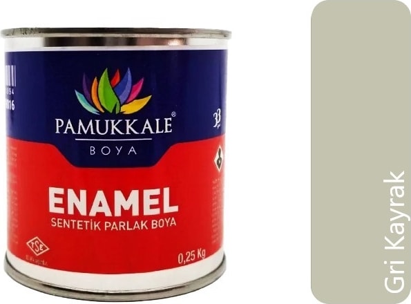 Enamel Sentetik Yağlı Boya 250 Gr. Gri Kayrak