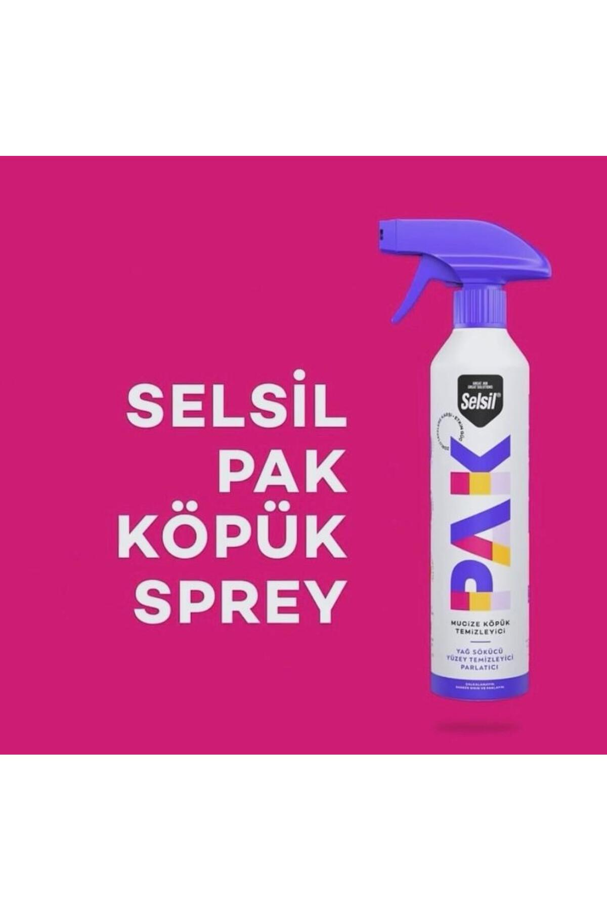 SELSİL selsilpak genel amaçlı mucizevi köpük temizleyici sprey