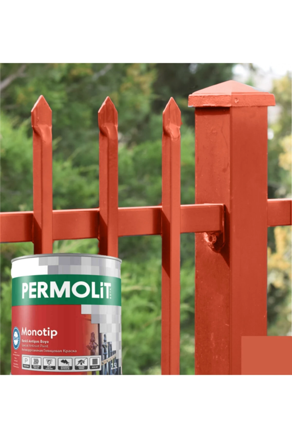 Monotip Renkli Antipas Boya Portakal Şekeri 2,5 L