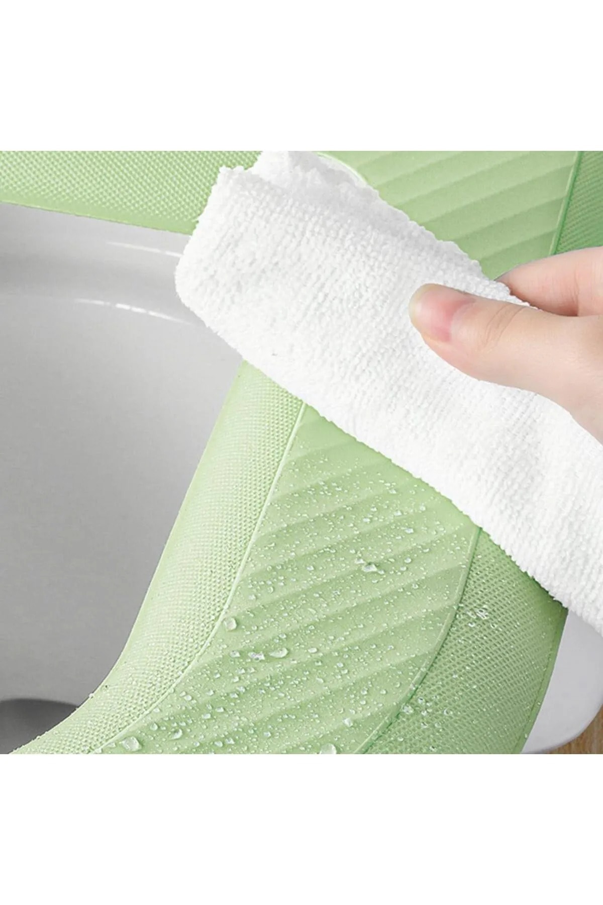 Yıkanabilir Klozet Kapağı Süngeri–Su Geçirmez,Bükülebilir ve Pratik Tuvalet Kılıfı (Kalınlık 0.4 cm)