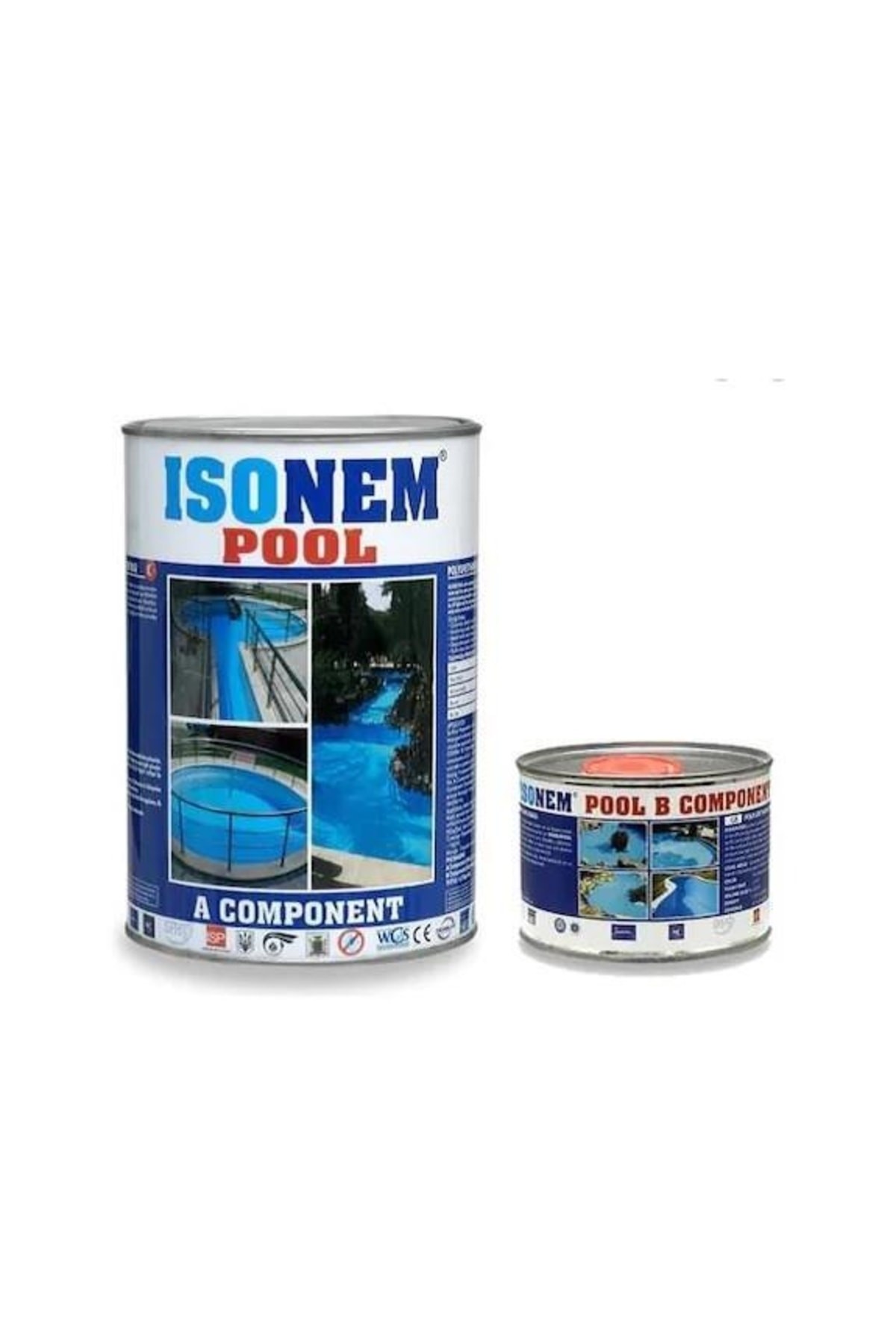 Isonem Pool Havuz Boyası 4.5kg Set Beyaz