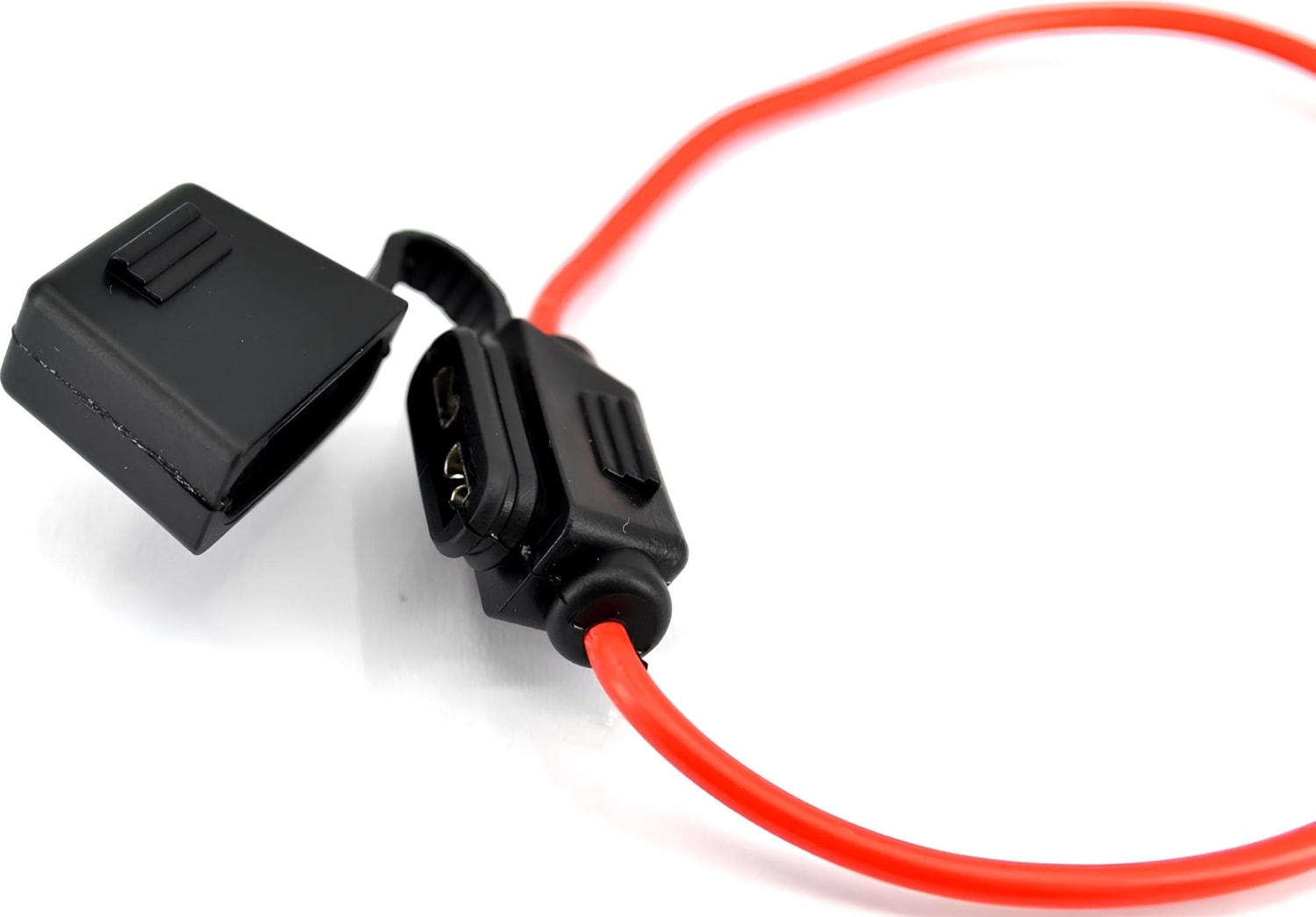 Muhafazalı Standart Bıçak Sigorta Yuvası Kutusu Kablolu Kapaklı