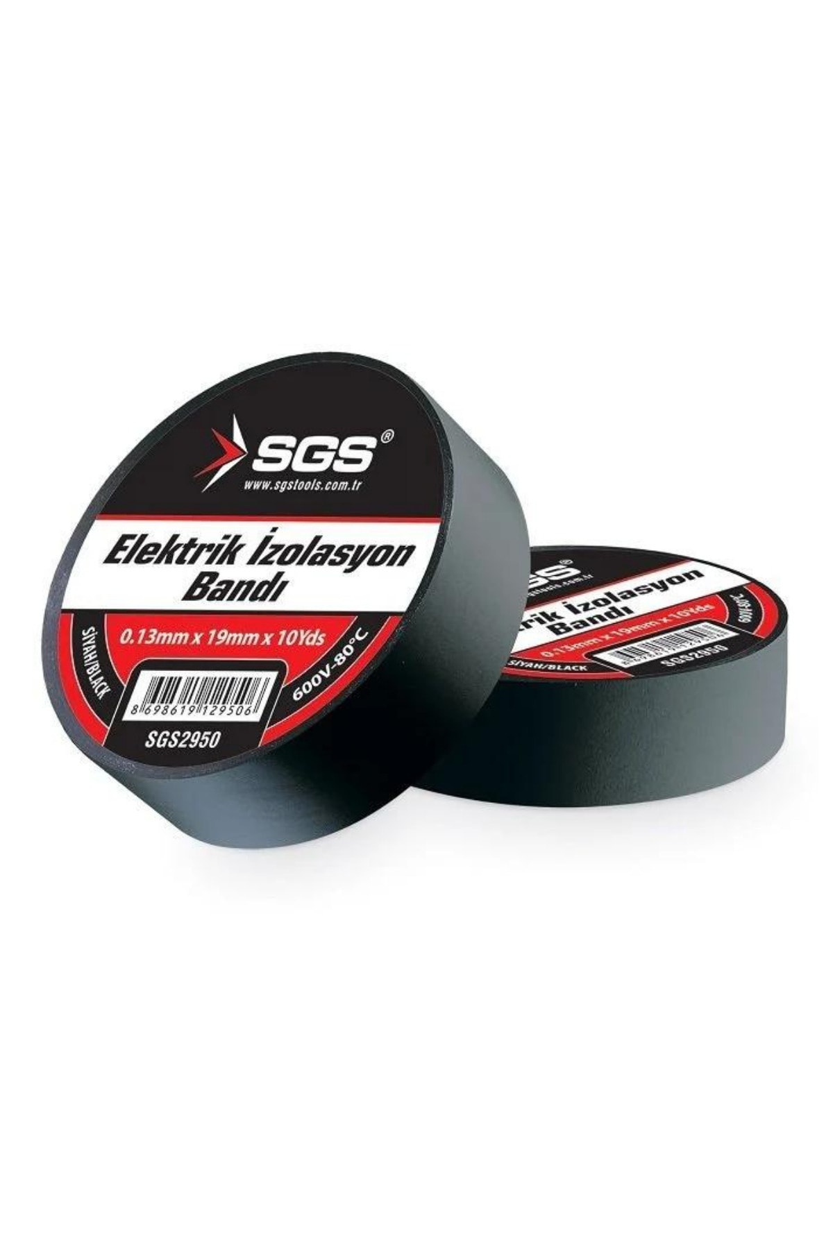 ELEKTRİK İZOLASYON BANDI SİYAH 19MM*10YRD