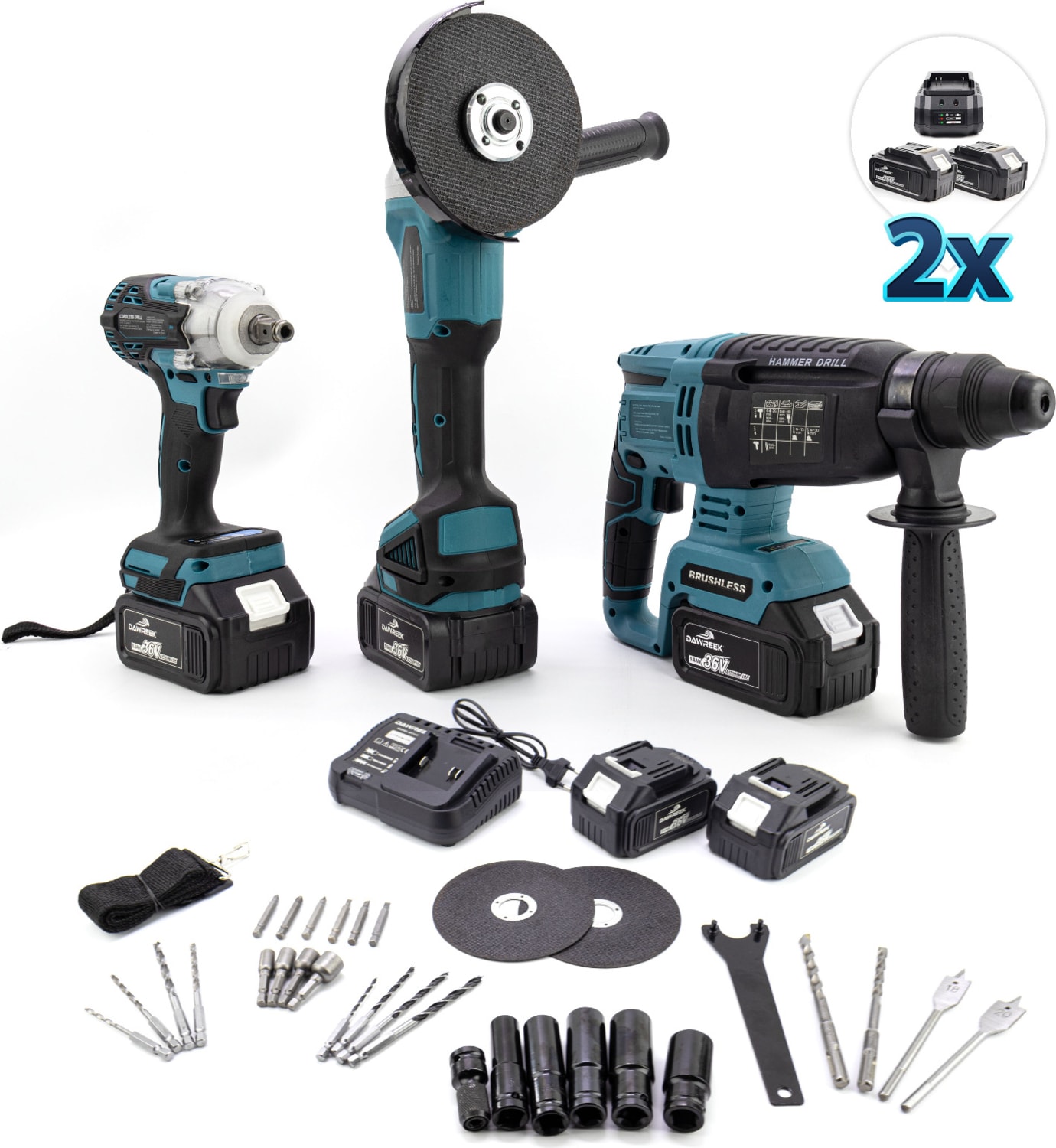 Üçlü Set 2B1Ş (Ş.Spral+S.Sıkma+Ş.Hilti)