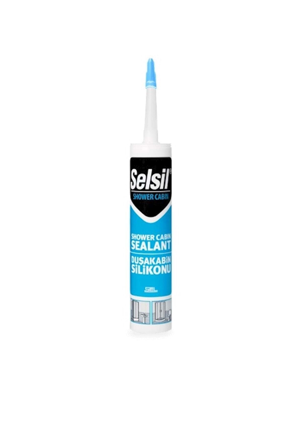 SELSİL Duşakabin Silikonu Beyaz 310mlye