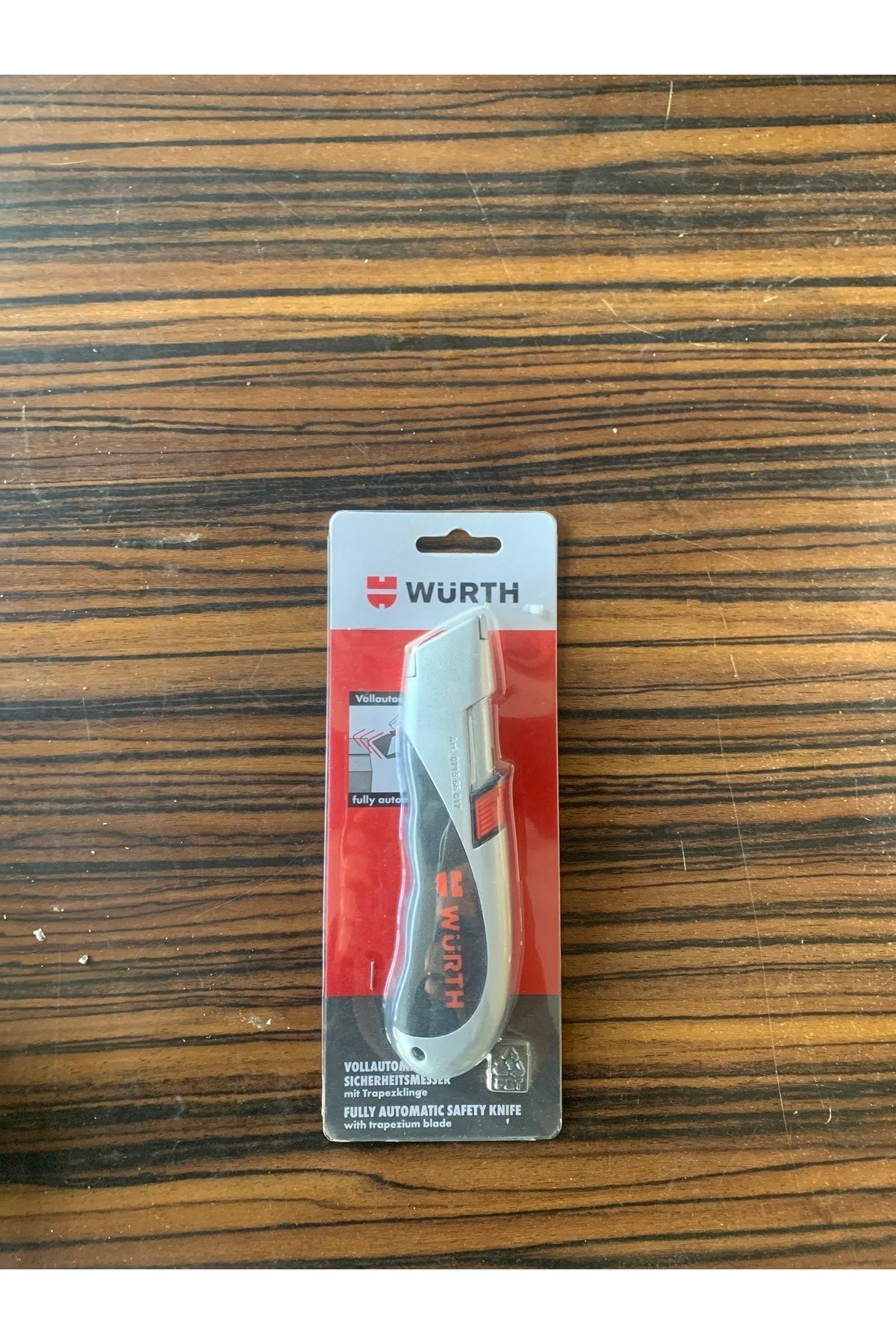 Würt Fully Automatıc Safety Knıfe Emniyetli Falçata