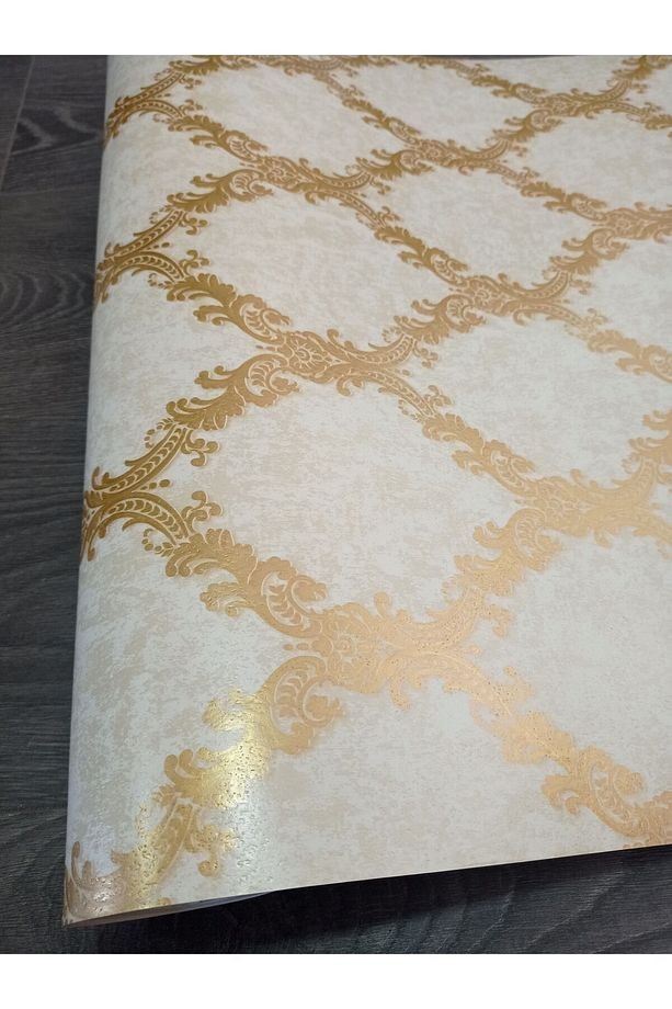 Gold desenli silinebilir duvar kağıdı 53 cm genişliğinde 10 metre uzunluğunda