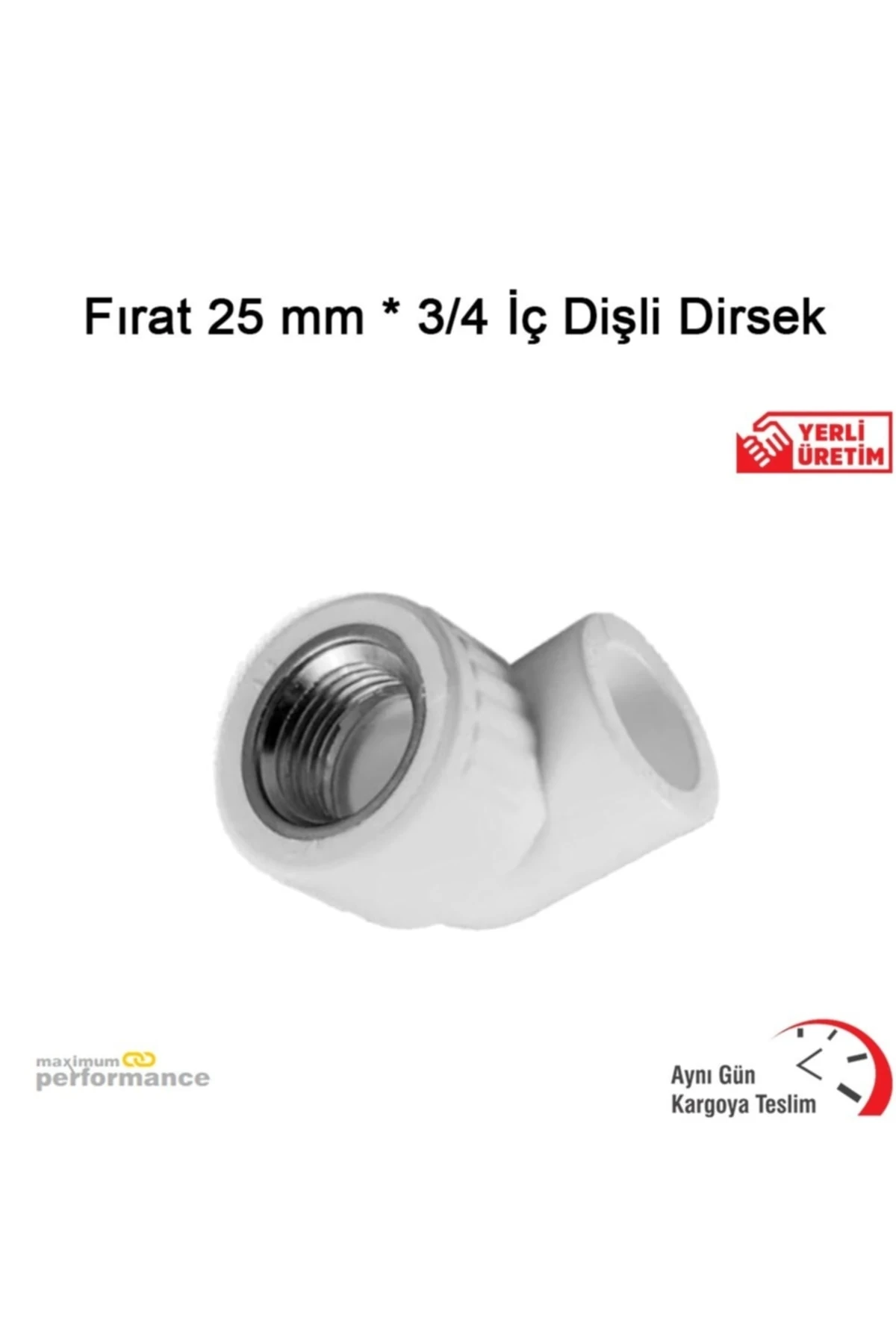 25 Mm * 3/4 Iç Dişli Dirsek