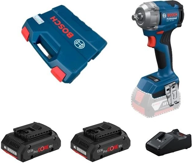 Gds 18V-350 Procore 2X4.0AH Çift Akülü Darbeli Somun Sıkma Makinesi