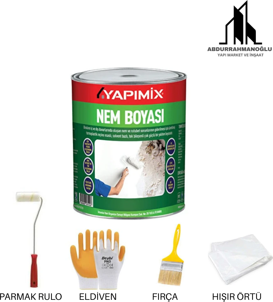 Nem Küf ve Rutubet Boyası Beyaz Set