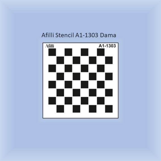 Afilli Stencil A1-1303 Dama 30X30