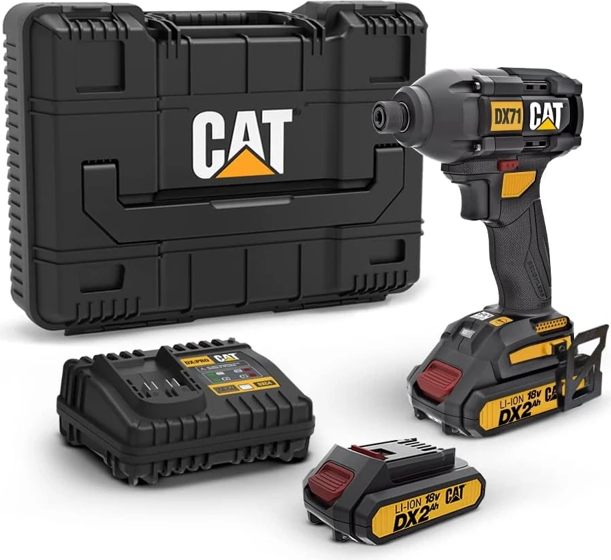 DX71 18VOLT 2.0AH Li-Ion Çift Akülü 215NM Kömürsüz Profesyonel Şarjlı Darbeli Tornavida