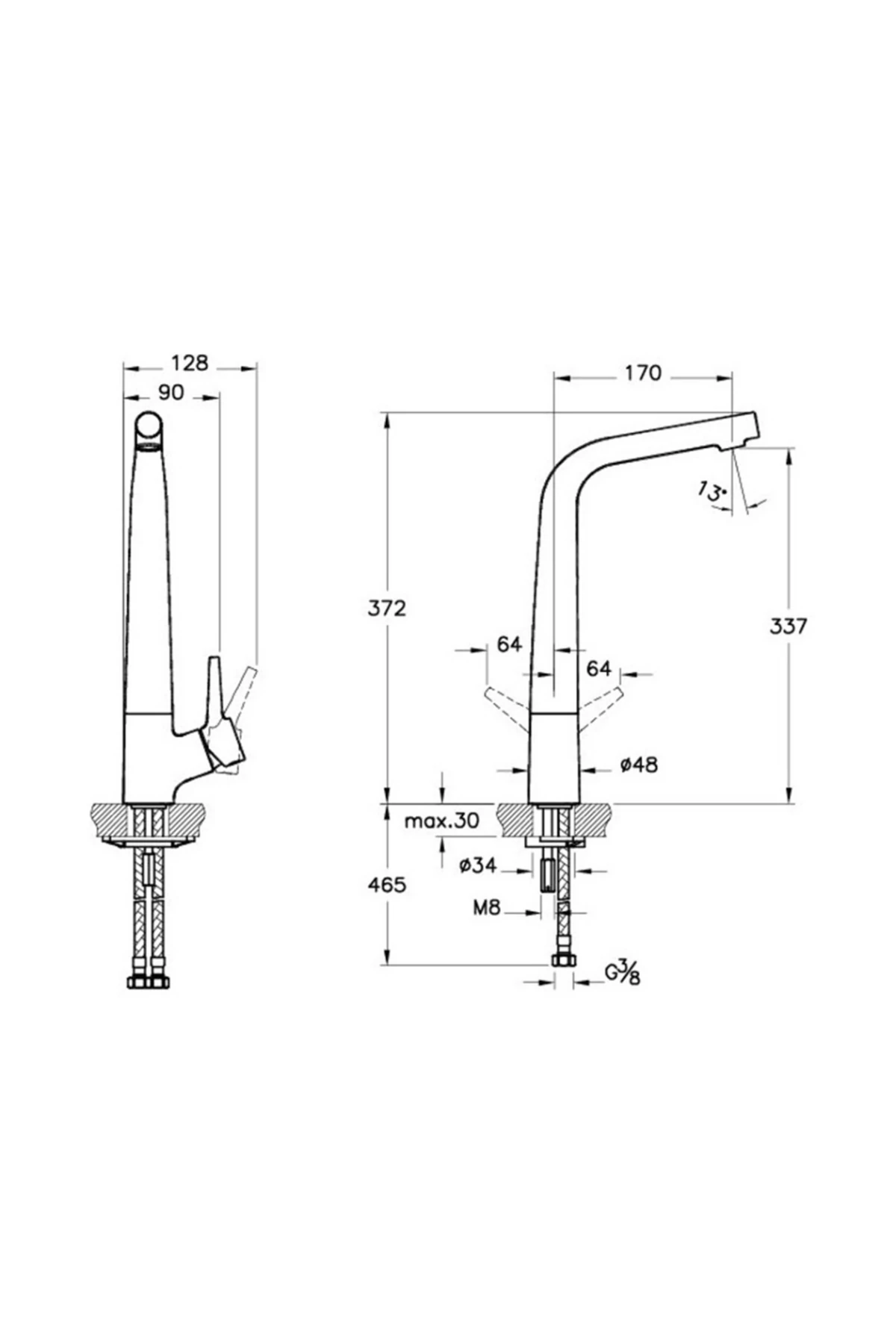 Nest Trendy A42114 Eviye Bataryası, Krom