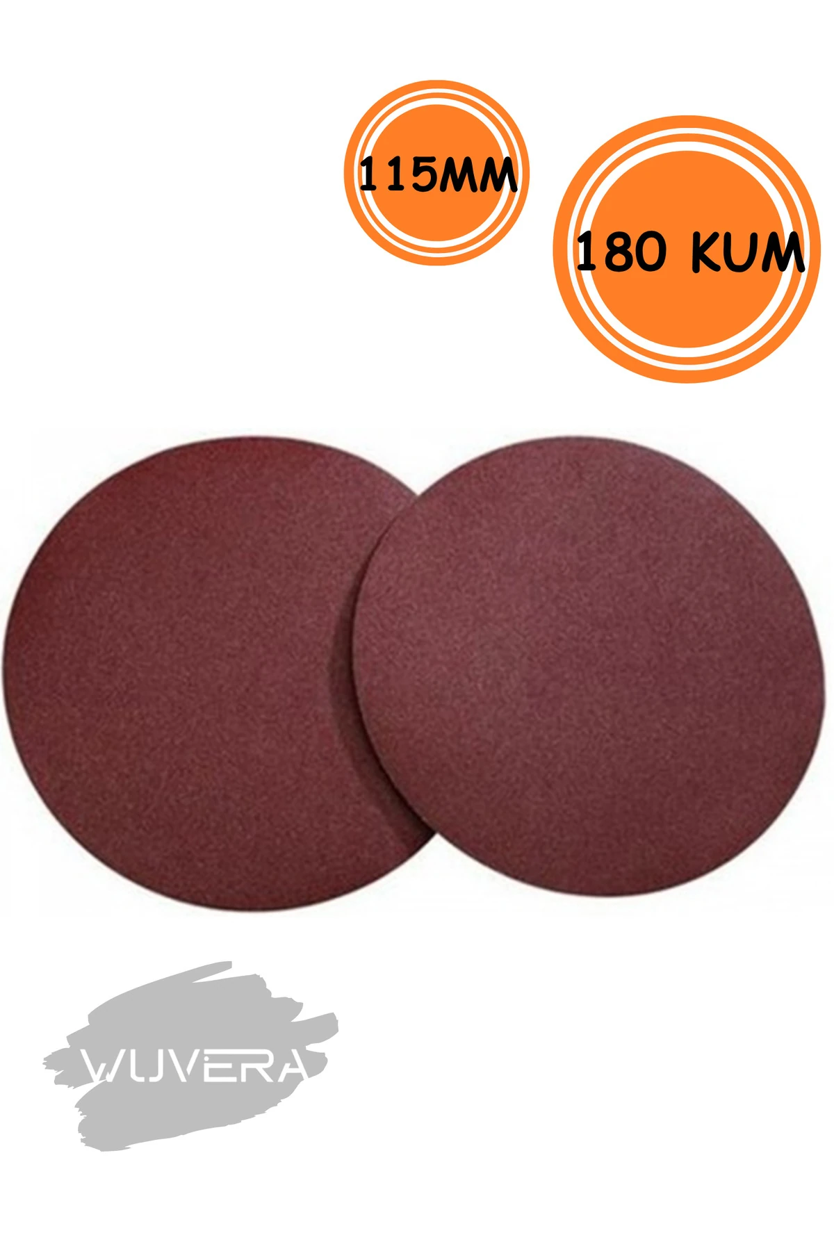 115mm 180 Kum Cırt Zımpara – İnce Yüzey Zımparalama İçin Pratik ve Dayanıklı Çözüm 1 ADET