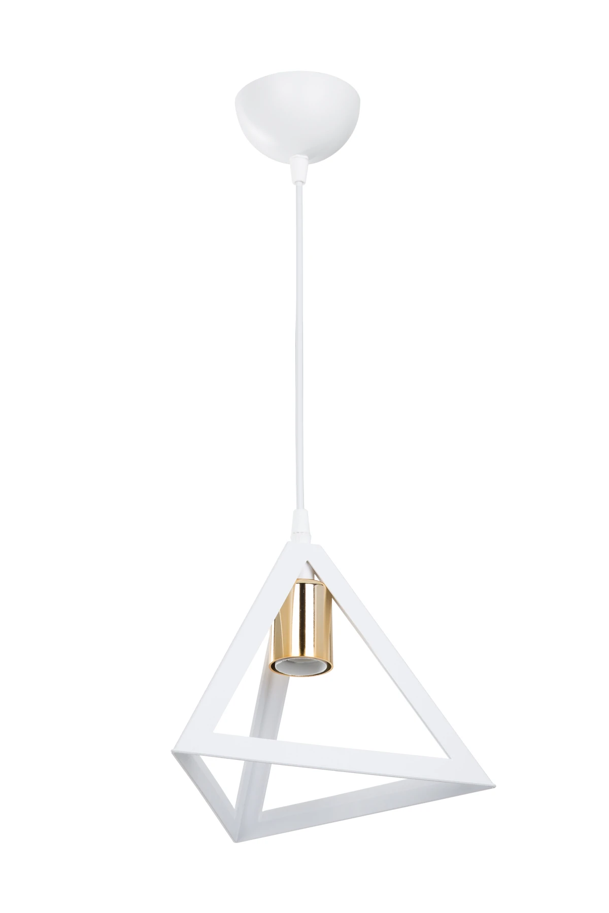 PRİZMA TEKLİ SARKIT BEYAZ/GOLD YEMEK ODASI OTURMA ODASI YATAK ODASI MUTFAK SALON