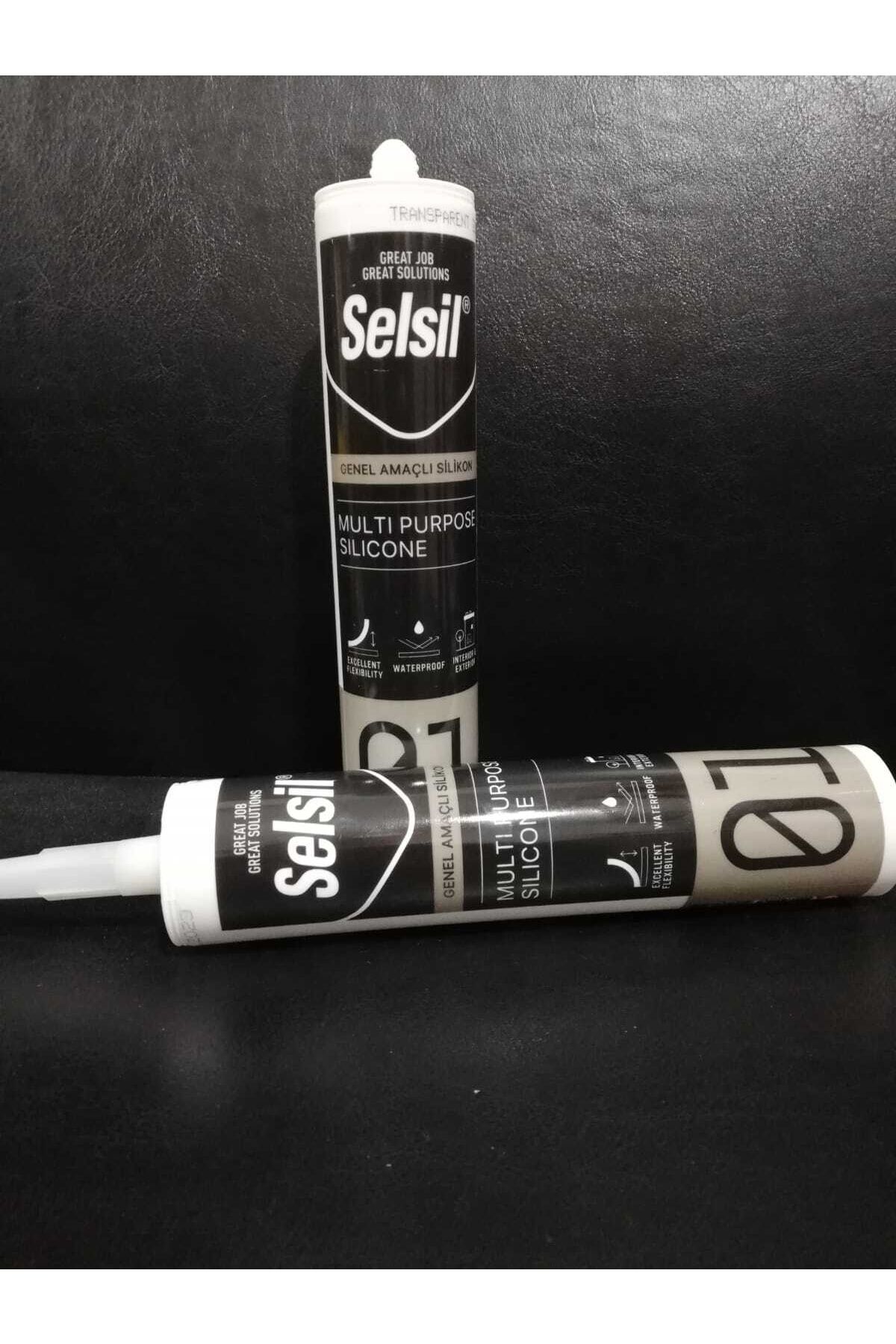 SELSİL Şeffaf Silikon 1 Adet 280gr