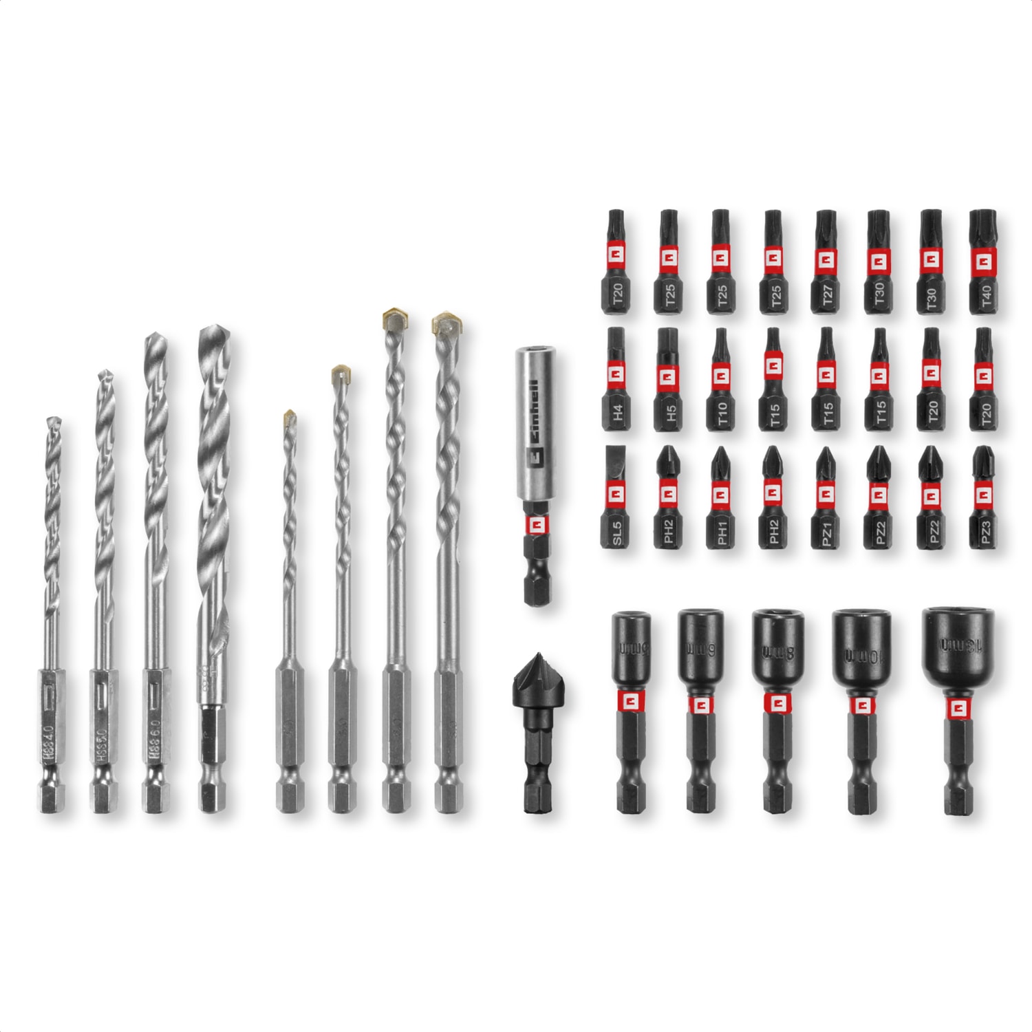 EİNHELL Matkap Uç Bits Seti 39 Parça (Metal, Beton) , M-Box Kutu