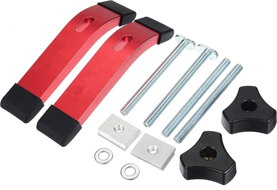 2 Adet Pres Plaka Pres Bloğu Testere Ahşap Pres T Kaydırıcı Saplı Oluk Tutma Kelepçesi Masa Testeresi Ağaç Işleme Aletleri (Yurt Dışından)