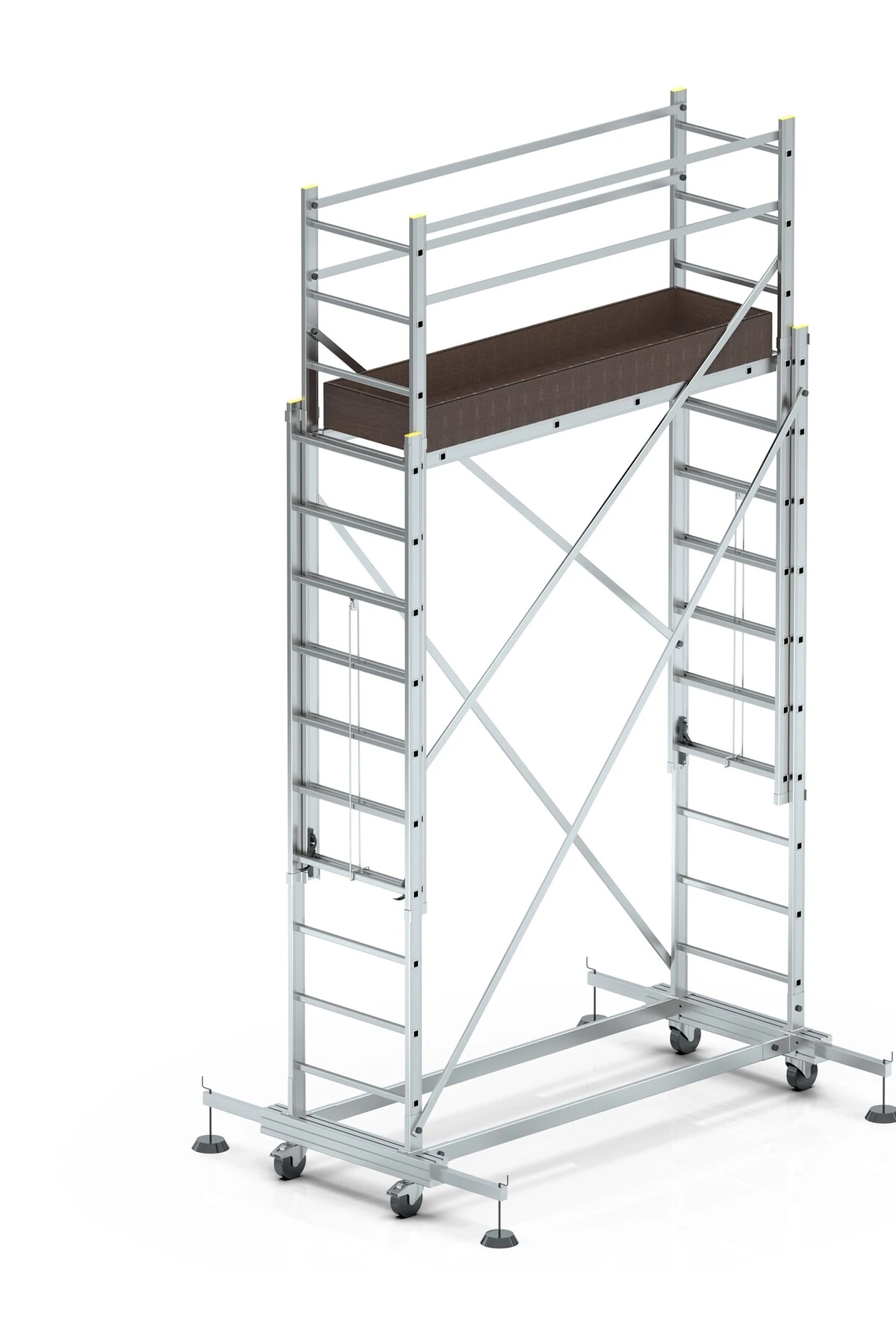 Vizyon 2x3 Toplam (6MT) Alüminyum Teleskopik Iskele