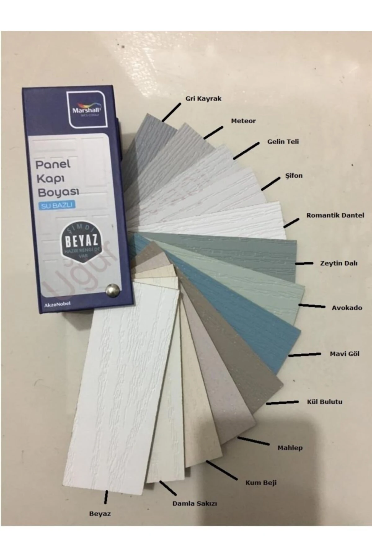 Su Bazlı Panel Kapı Boyası 2.5 Lt Gri Kayrak