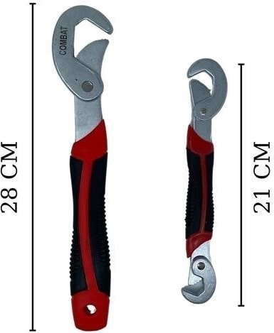 Buffer® Çok Fonksiyonlu Ergonomik Ayarlanabilir Büyük Küçük Akıllı Pense Anahtar 2li Set