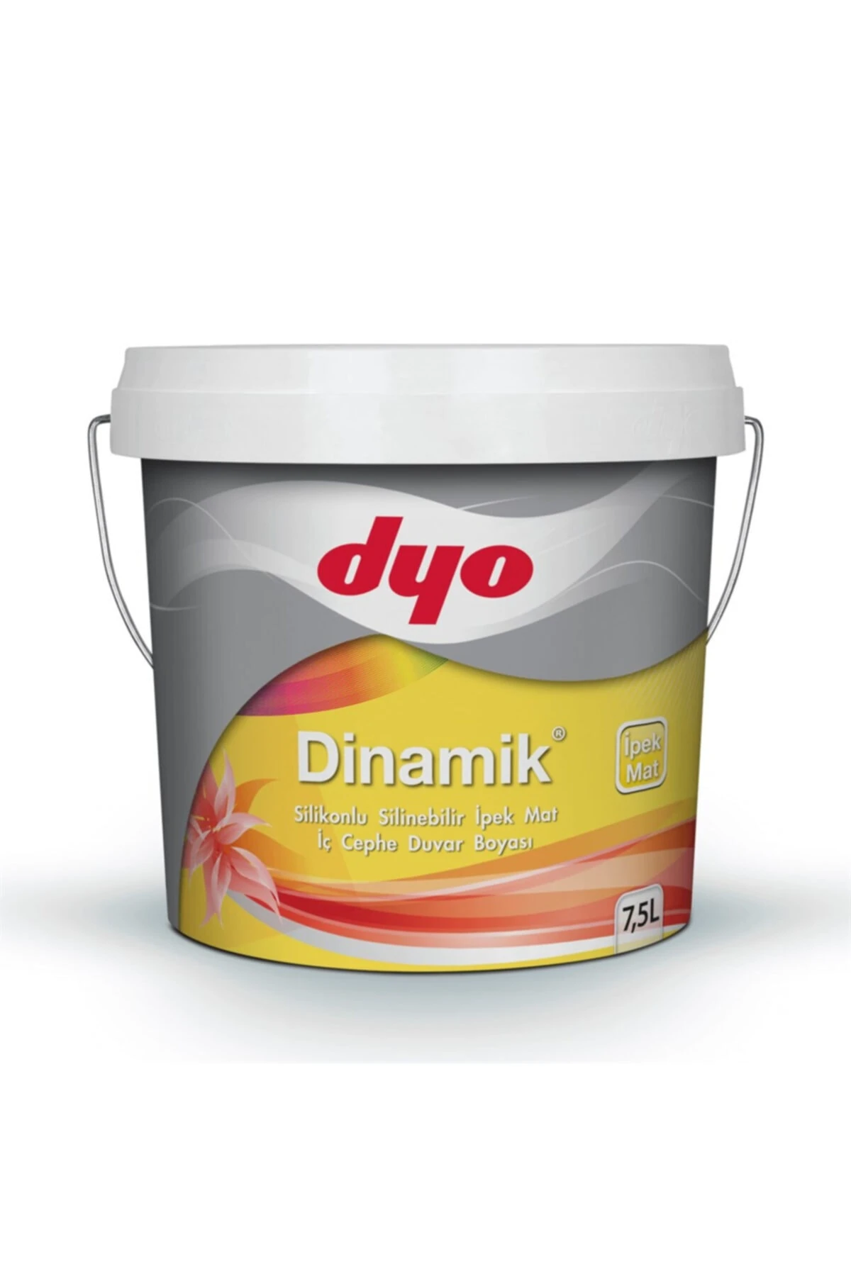 Dyo Dinamik Silikonlu Ipek Mat Iç Cephe Boyası 2,5 Lt 4348 Yalın Rengi
