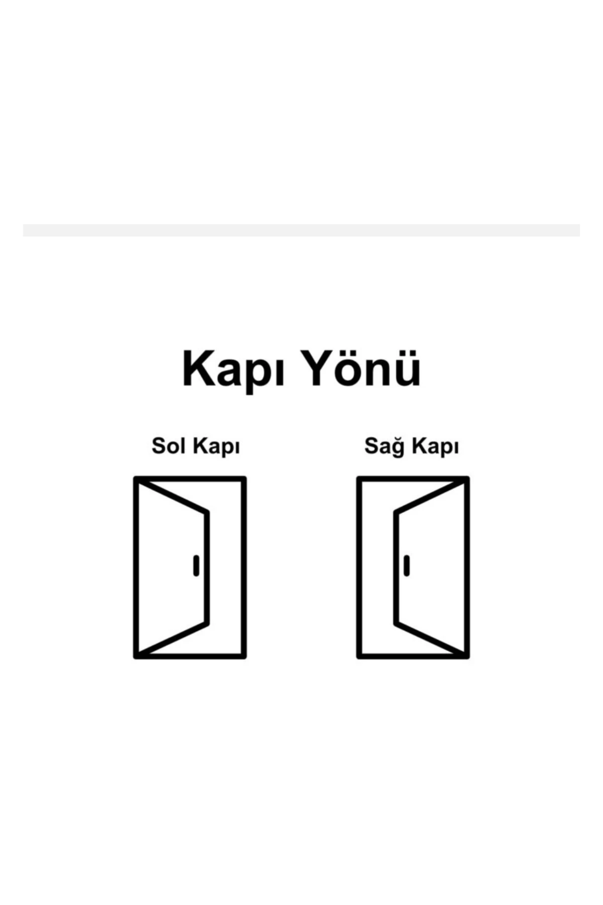 Demir kapı Çif tarafı saclı 100x200 cm içe (SOL AÇILIM) (SAĞ AÇILIM)