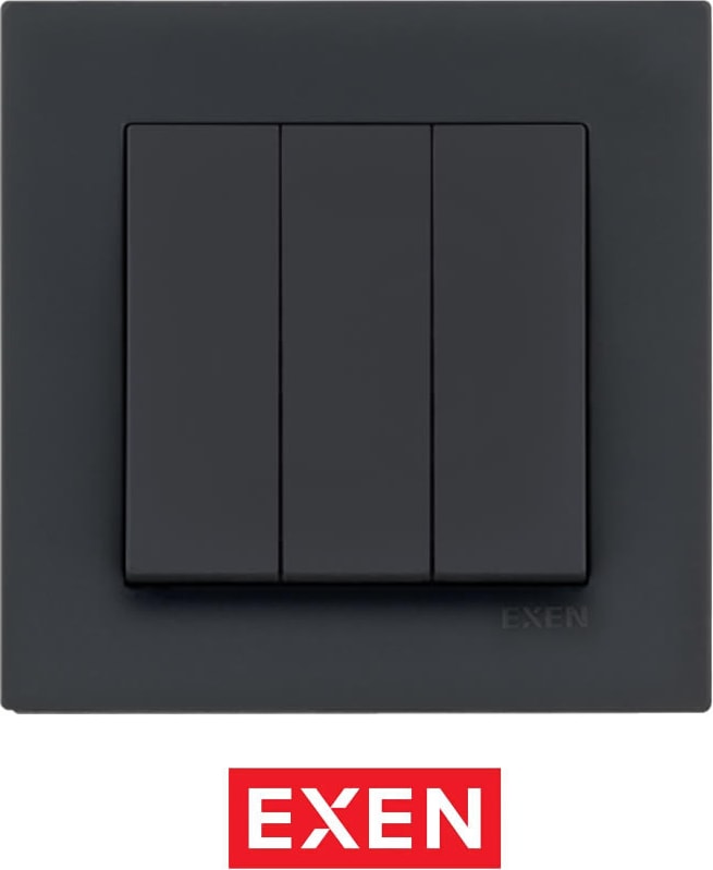 Karell Füme Üçlü Anahtar