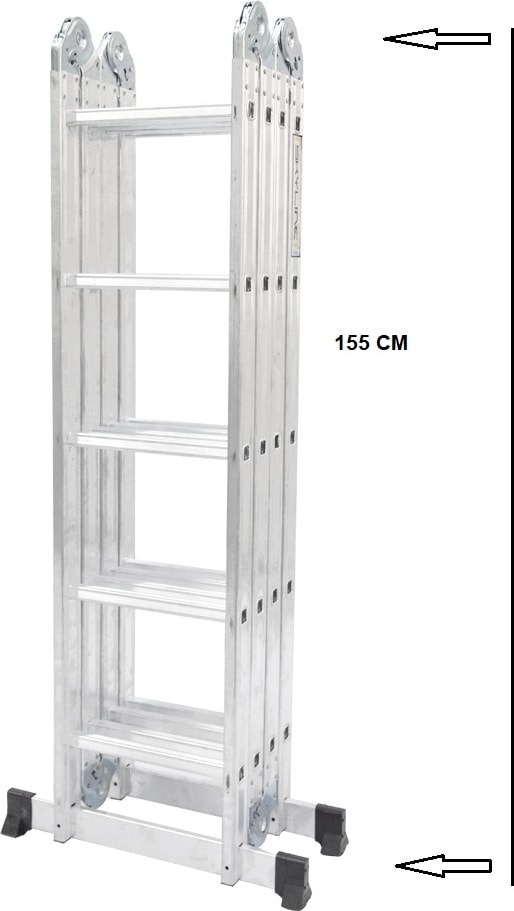 6 Metre Çok Amaçlı Katlanır Akrobat Merdiven(1,6mm)