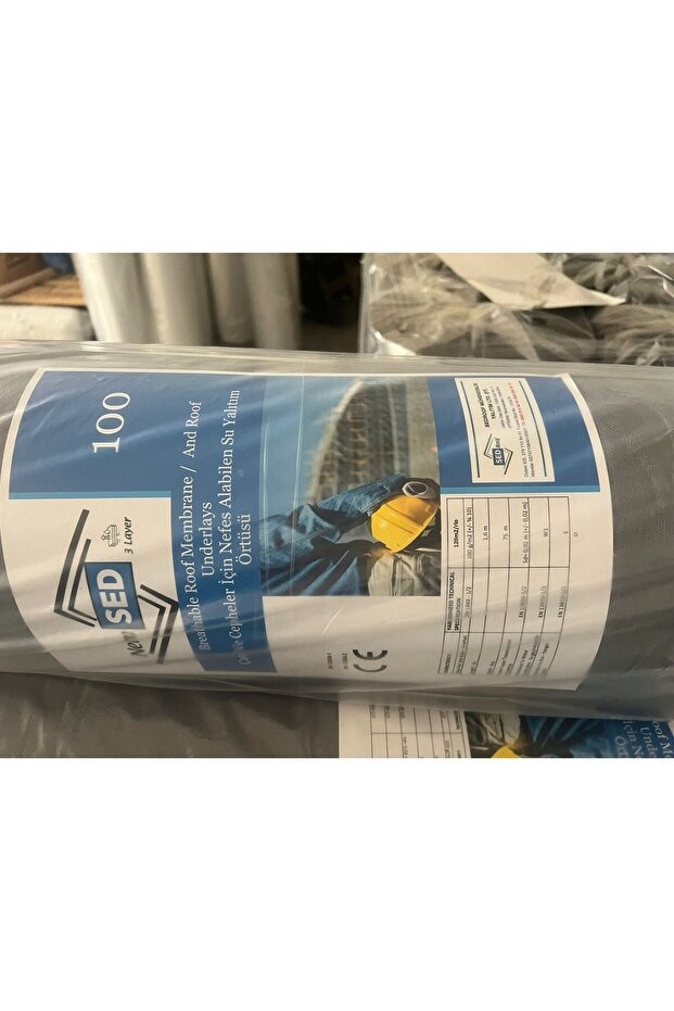 Çatıser Tyvek Dorvent Wabis 100 Gr. Çatı Cephe Örtüsü 120m2/rulo 3 Layer