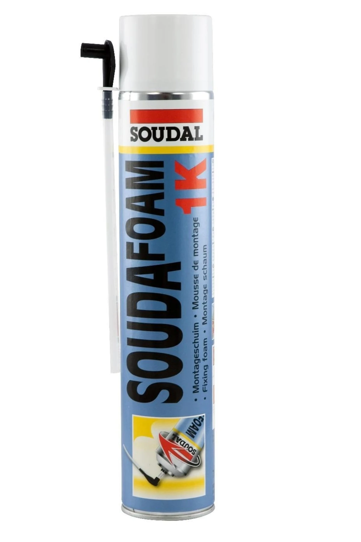 Pu Montaj Köpüğü Soudafoam 1k Yüksek Isı Ve Ses Izolasyonu Poliüretan Köpük