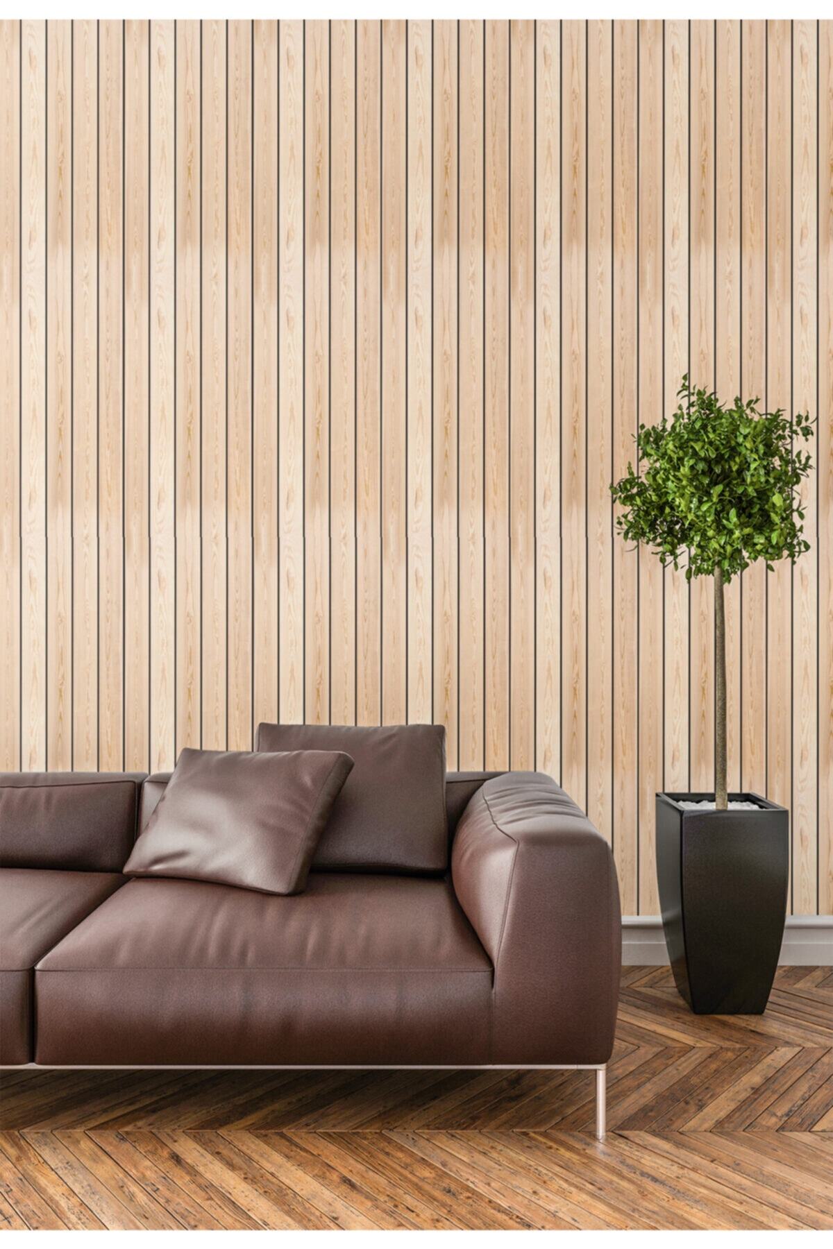 Ahşap Görünümlü Strafor Duvar Paneli 100x50 cm Lm -24